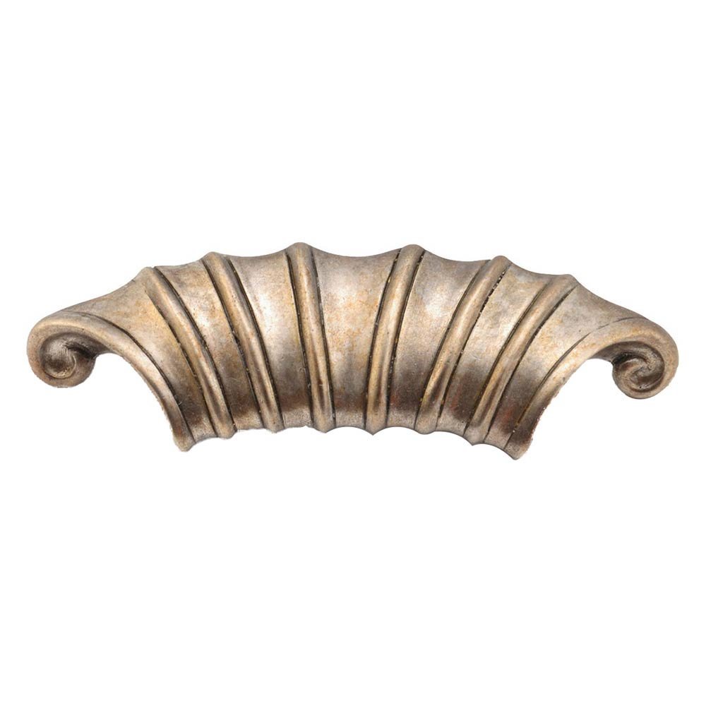 Schaub and Company Solid Brass Cup Pull in Monticello Silver
