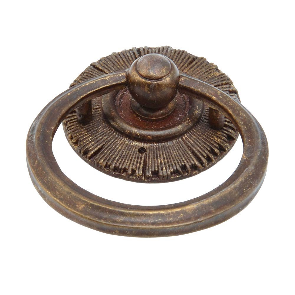 Schaub and Company Solid Brass burst Ring Pull in Hi Lited Bronze