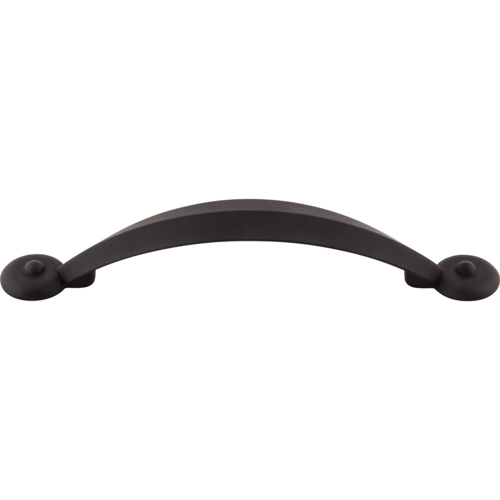 Top Knobs Angle 3 3/4" Centers Arch Pull in Flat Black