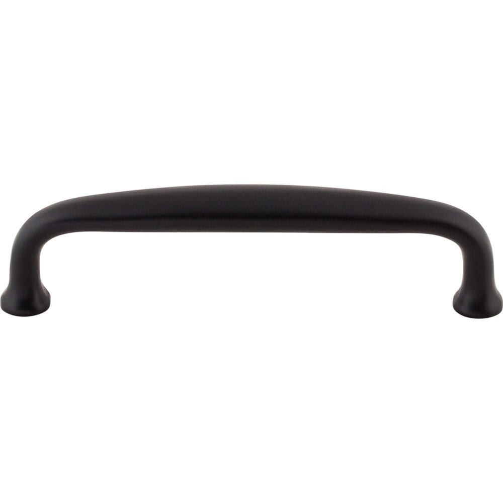 Top Knobs Charlotte 4" Centers Bar Pull in Flat Black