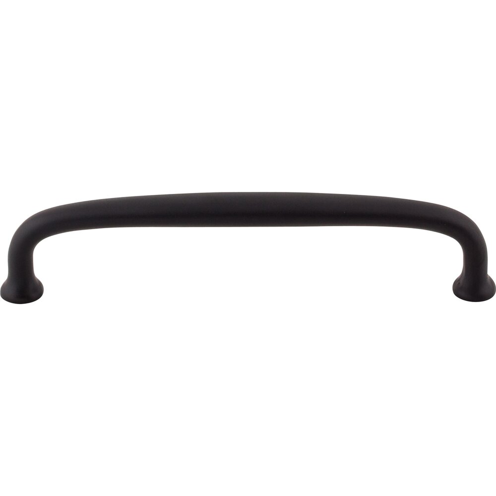 Top Knobs Charlotte 6" Centers Bar Pull in Flat Black