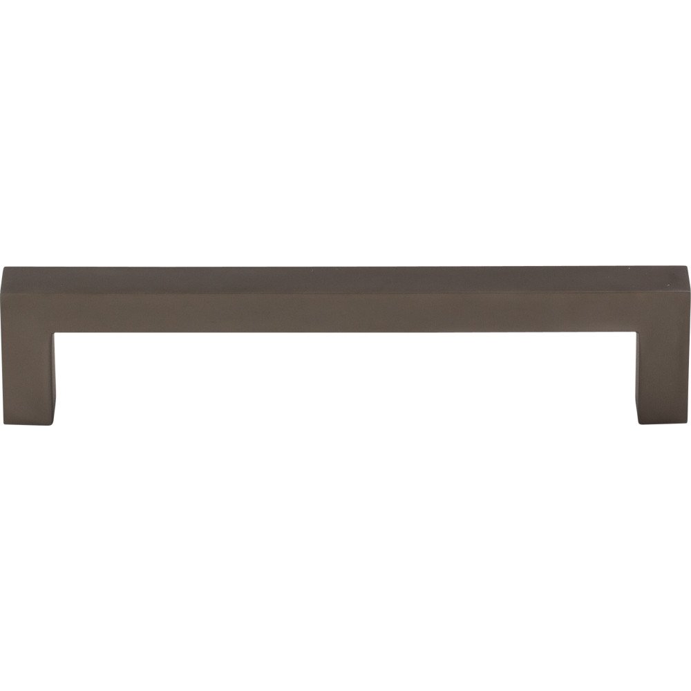 Top Knobs Square Bar 5 1/16" Centers Bar Pull in Ash Gray