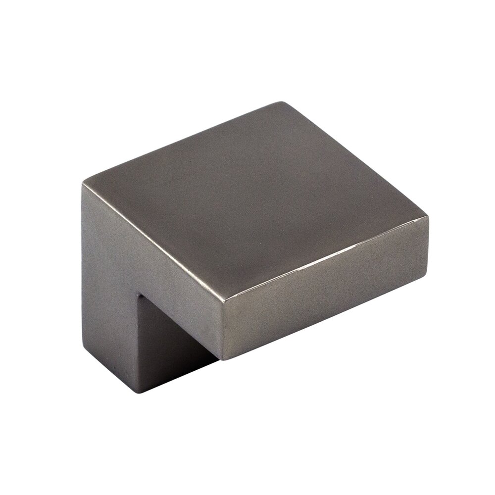 Top Knobs Square 5/8" Centers Long Square Knob in Ash Gray