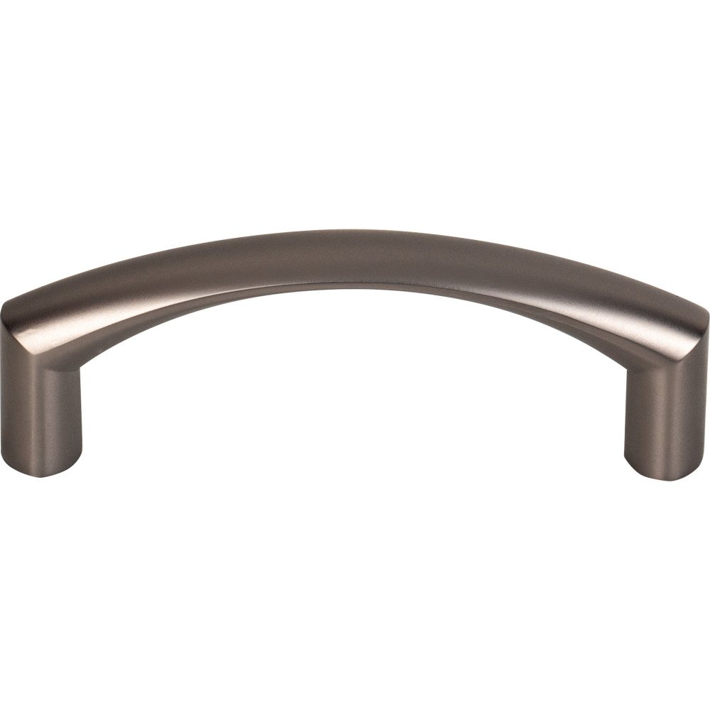 Top Knobs Griggs 3" Centers Arch Pull in Ash Gray