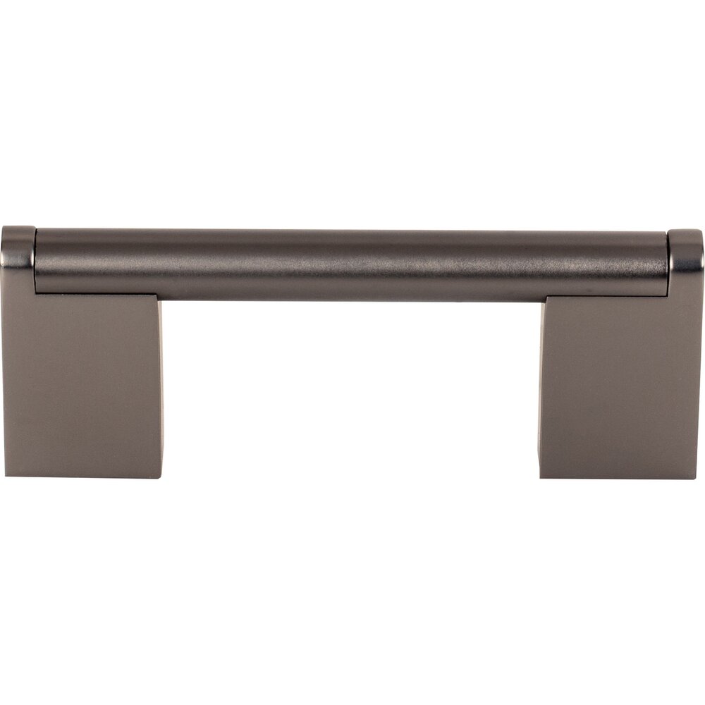 Top Knobs Princetonian 3" Centers Bar Pull in Ash Gray
