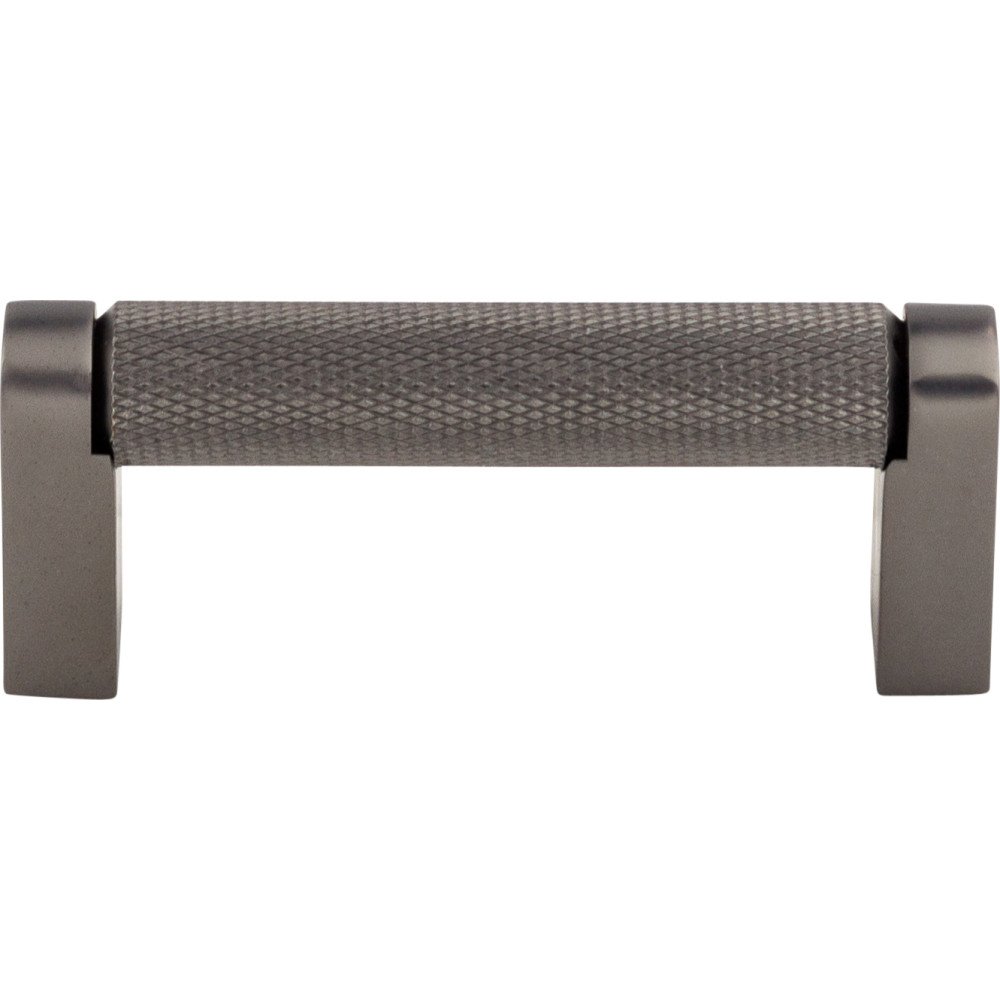 Top Knobs Amwell 3" Centers Bar Pull in Ash Gray