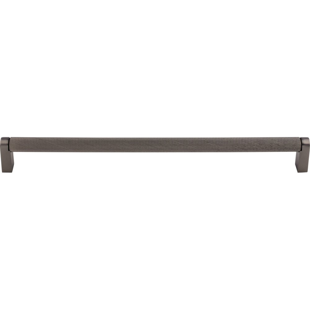 Top Knobs Amwell 18" Centers Appliance Pull in Ash Gray