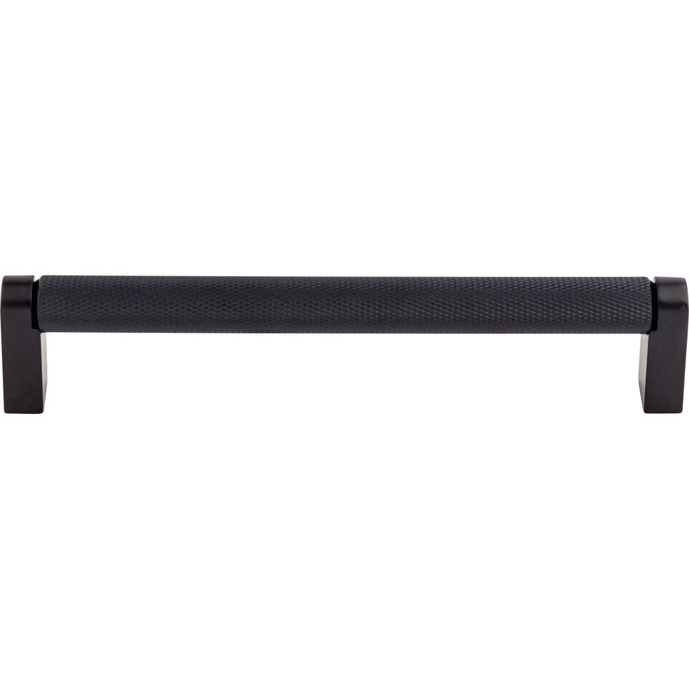 Top Knobs Amwell 6 5/16" Centers Bar Pull in Flat Black