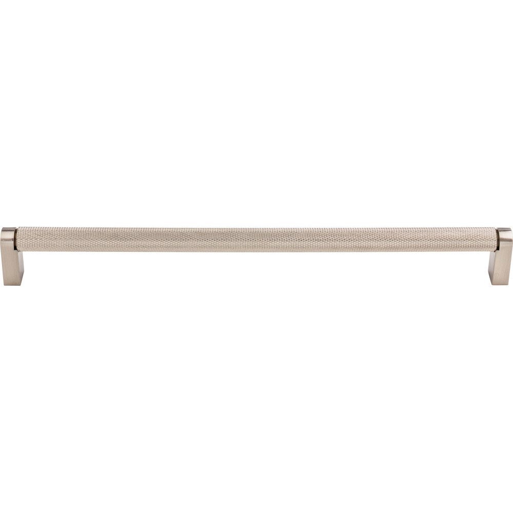 Top Knobs Amwell 18" Centers Appliance Pull in Brushed Satin Nickel