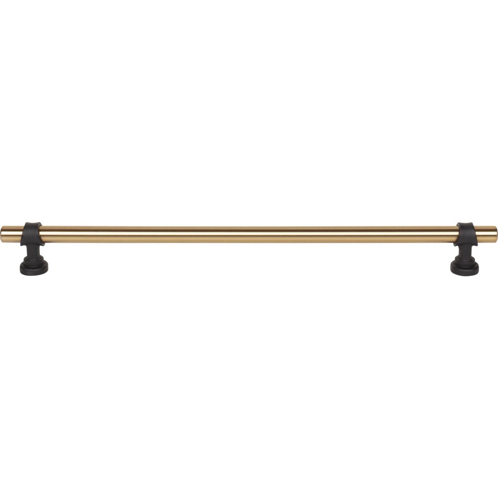 Top Knobs Bit 12" Centers Bar Pull in Honey Bronze and Flat Black