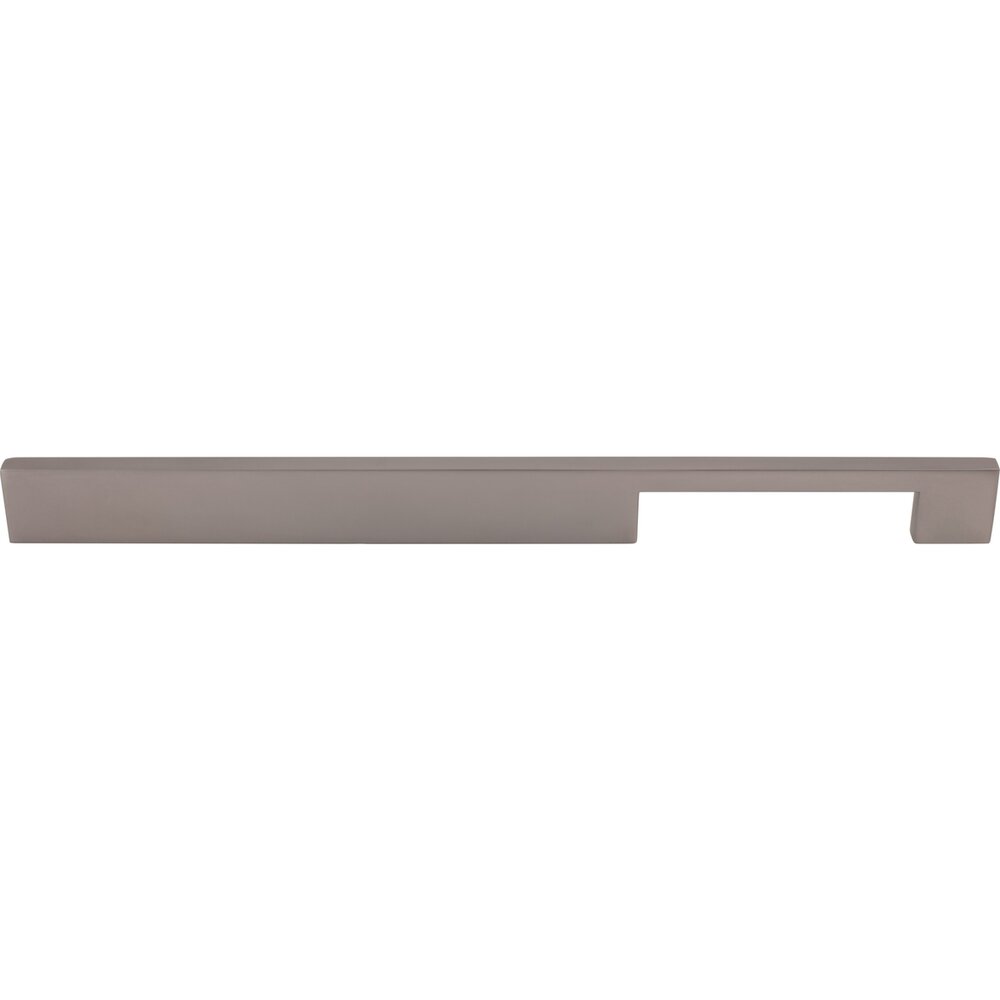Top Knobs Linear 12" Centers Bar Pull in Ash Gray