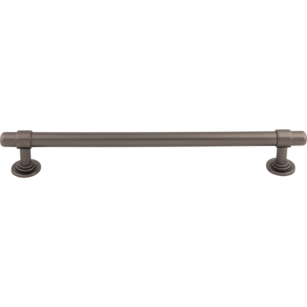 Top Knobs Ellis 12" Centers Appliance Pull in Ash Gray