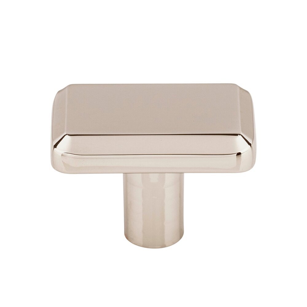 Top Knobs Telfair 1 1/2" Long Rectangle Knob in Polished Nickel