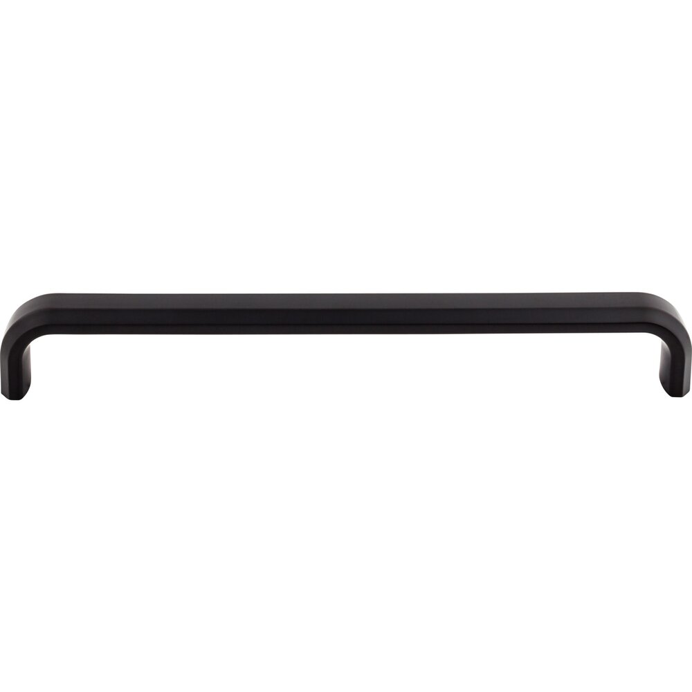 Top Knobs Telfair 18" Centers Appliance Pull in Flat Black