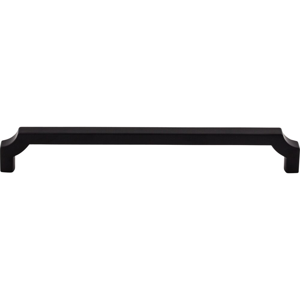 Top Knobs Davenport 7 9/16" Centers Bar Pull in Flat Black