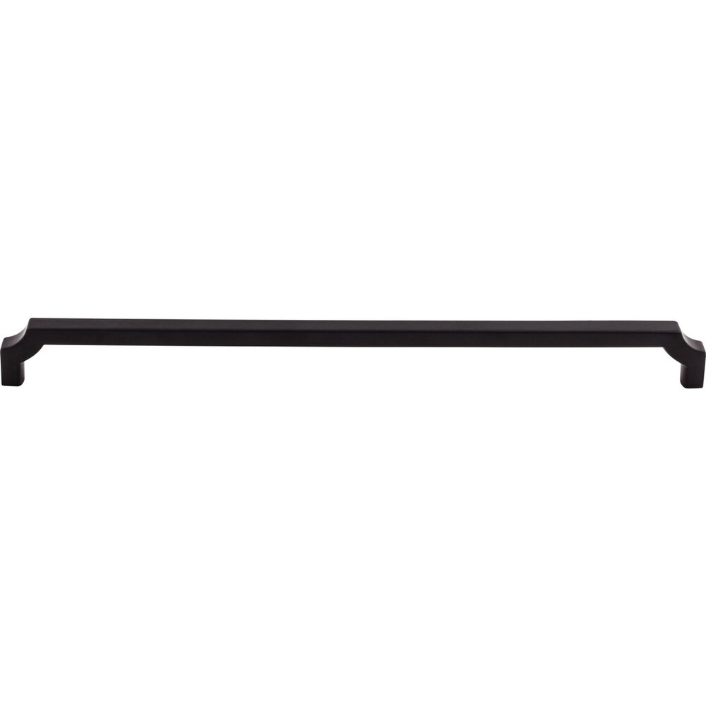 Top Knobs Davenport 12" Centers Bar Pull in Flat Black