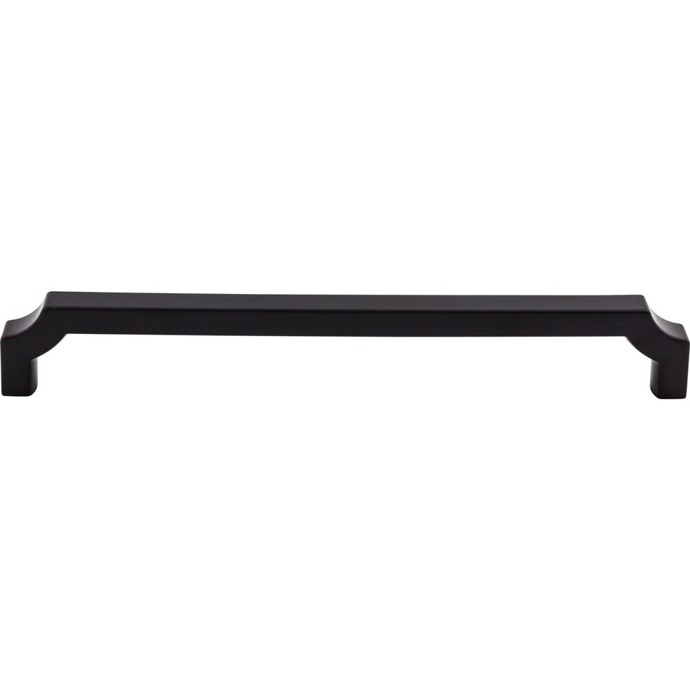 Top Knobs Davenport 18" Centers Appliance Pull in Flat Black