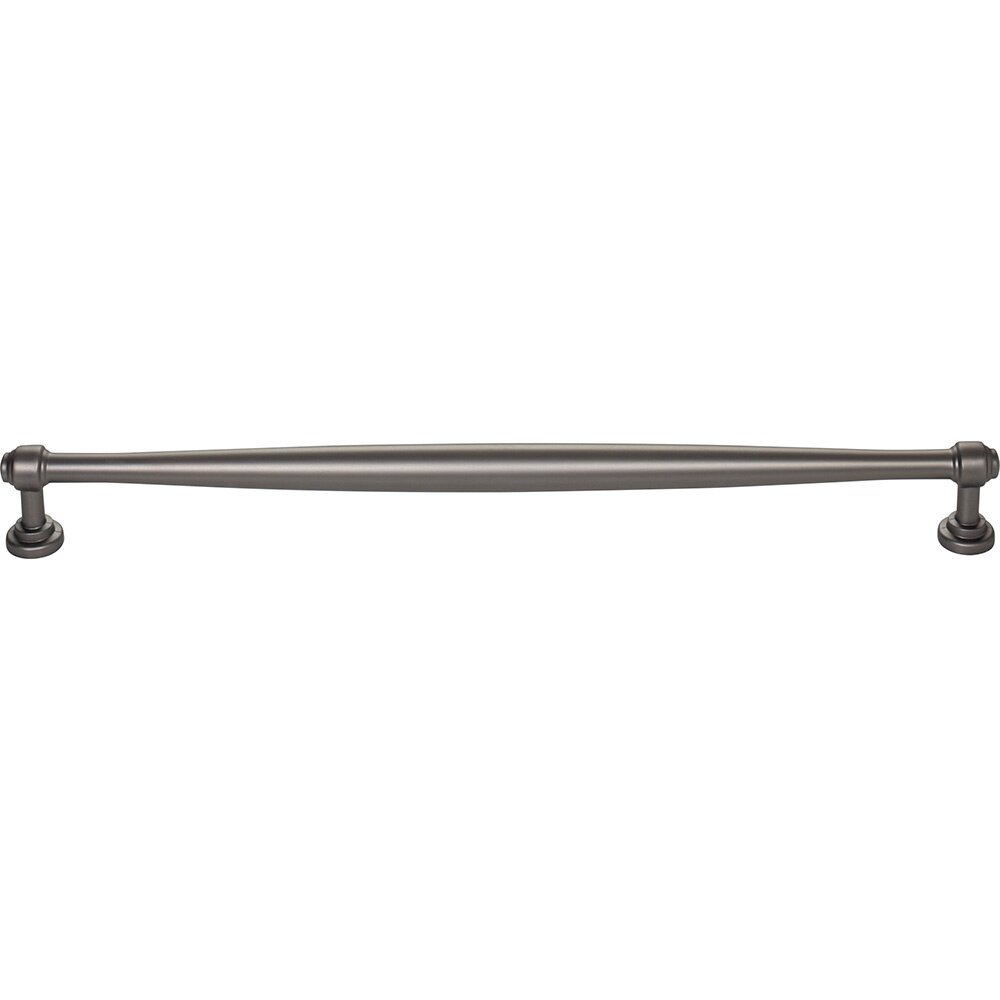 Top Knobs Ulster 12" Centers Bar Pull in Ash Gray