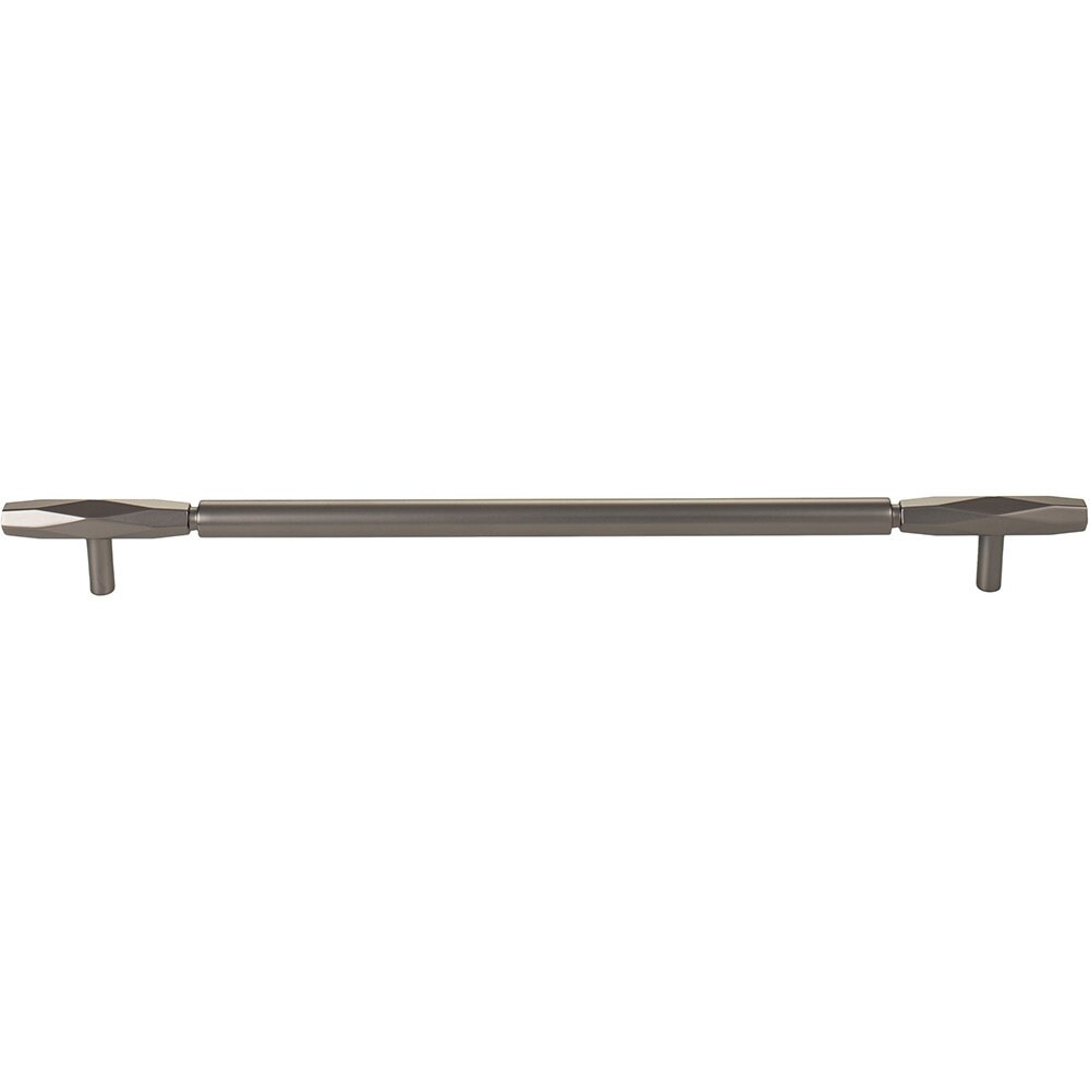 Top Knobs Kingsmill 12" Centers Bar Pull in Ash Gray