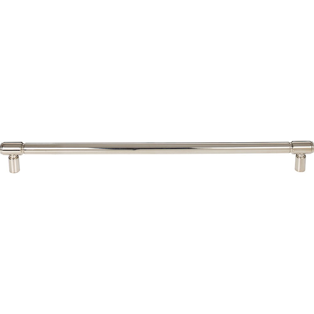 Top Knobs Clarence 12" Centers Bar Pull in Polished Nickel