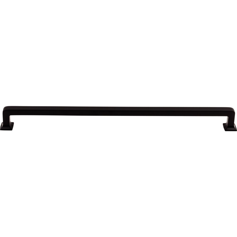 Top Knobs Ascendra 12" Centers Bar Pull in Flat Black