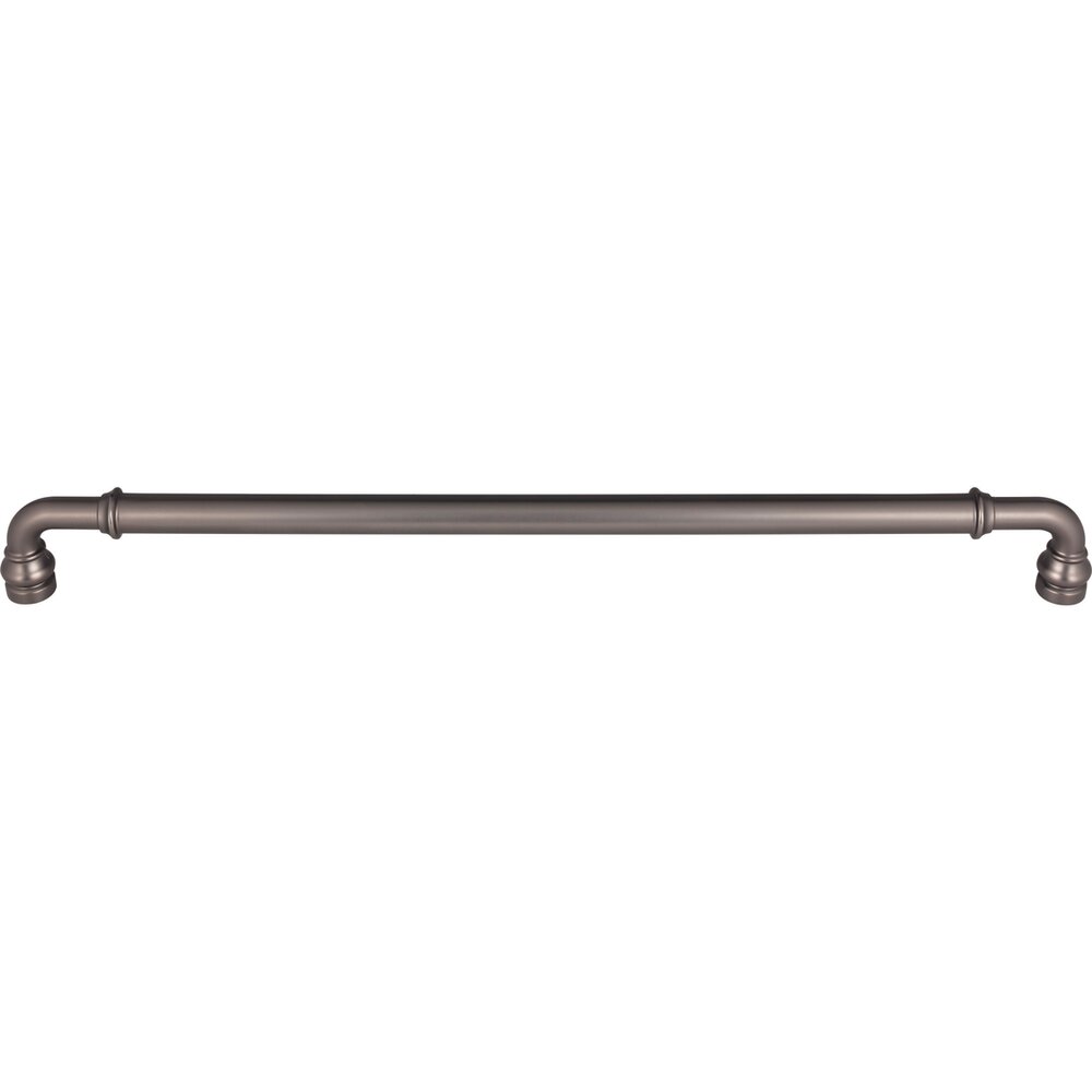 Top Knobs Brixton 18" Centers Appliance Pull in Ash Gray