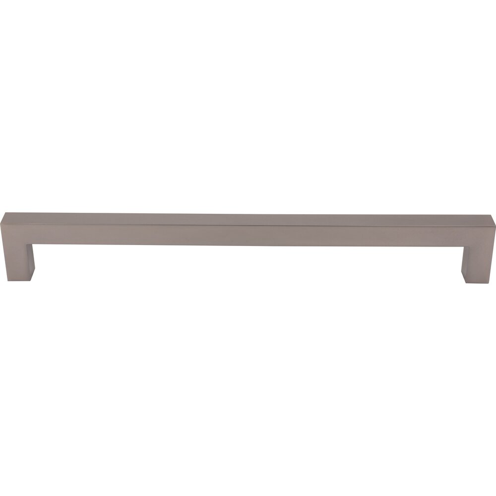 Top Knobs Square Bar 18" Centers Appliance Pull in Ash Gray