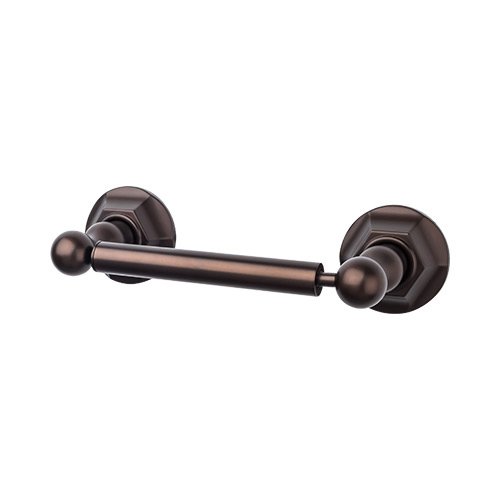 Top Knobs Edwardian Bath Tissue Holder Hex Backplate in Oil Rubbed Bronze