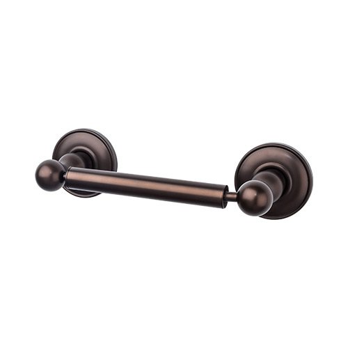 Top Knobs Edwardian Bath Tissue Holder Plain Backplate in Oil Rubbed Bronze