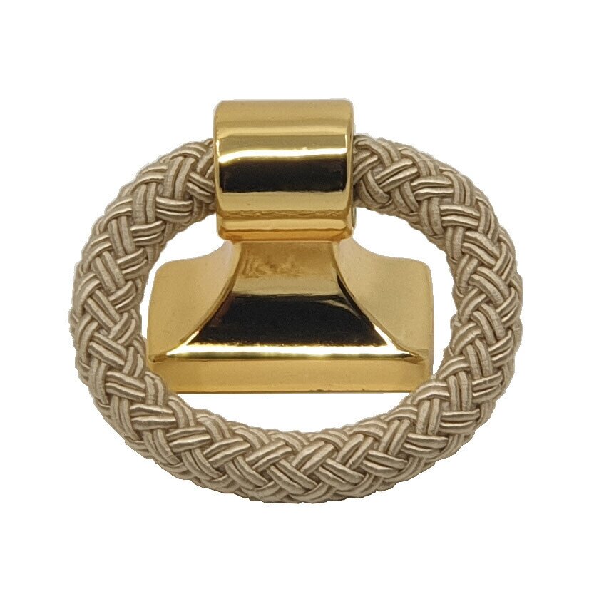 Topex Polo 1 1/4" Center Rope Ring Pull in Gold & Beige