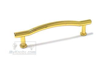 Topex 2 1/2" Centers Bridge Pull with Legs in Gold
