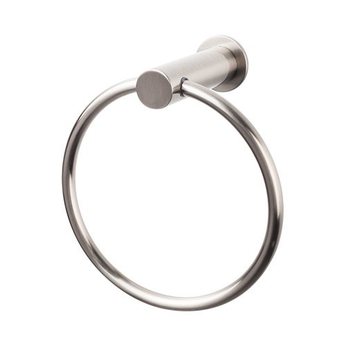 Top Knobs Hopewell Bath Ring in Brushed Satin Nickel