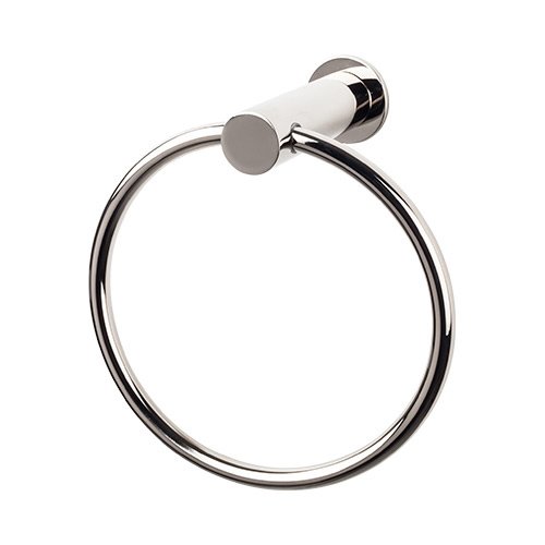 Top Knobs Hopewell Bath Ring  in Polished Nickel