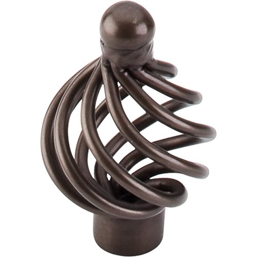 Top Knobs Small Flower Twist Knob in Oil Rubbed Bronze