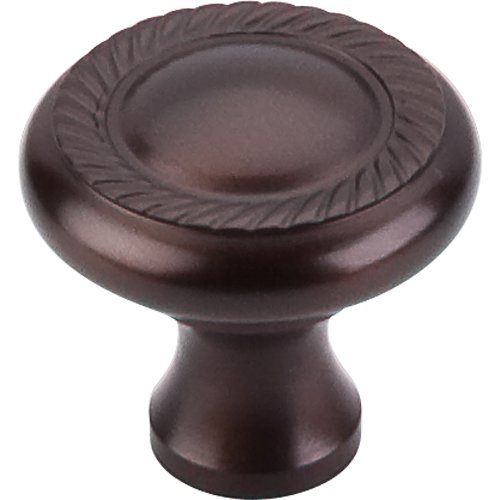 Top Knobs Swirl Cut 1 1/4" Diameter Mushroom Knob in Oil Rubbed Bronze