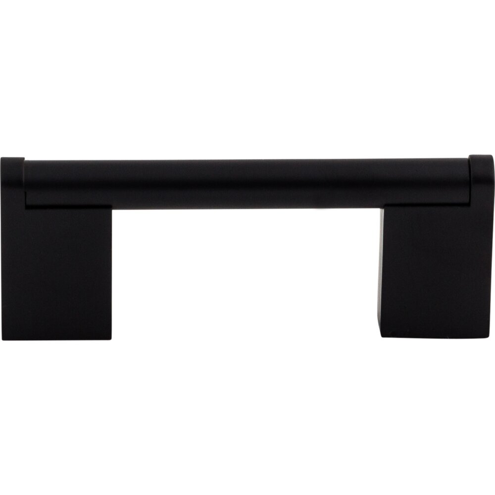 Top Knobs Princetonian 3" Centers Bar Pull in Flat Black