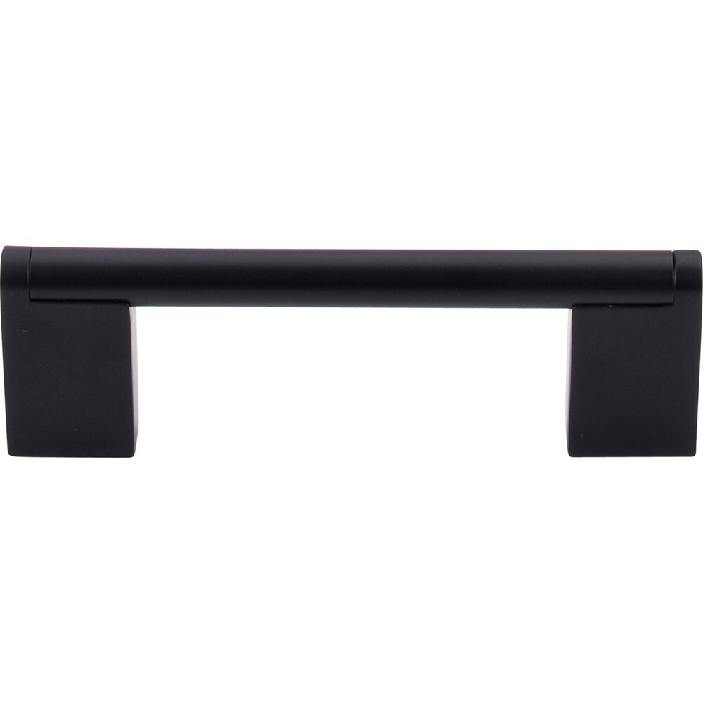 Top Knobs Princetonian 3 3/4" Centers Bar Pull in Flat Black