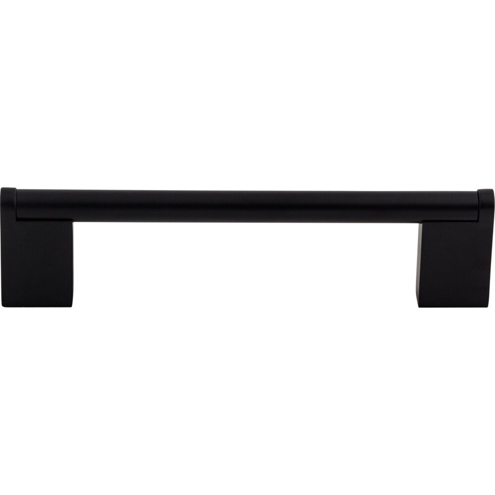 Top Knobs Princetonian 5 1/16" Centers Bar Pull in Flat Black
