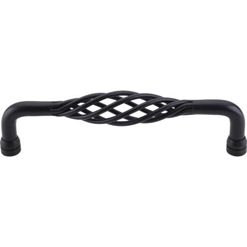 Top Knobs 7" Centers Handle in Patine Black