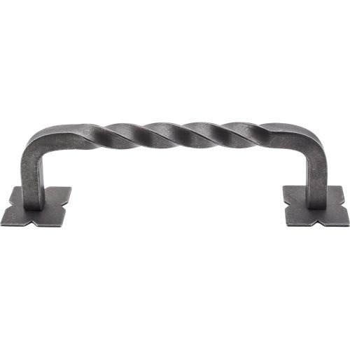Top Knobs 8" Centers Oversized Pull in Pewter