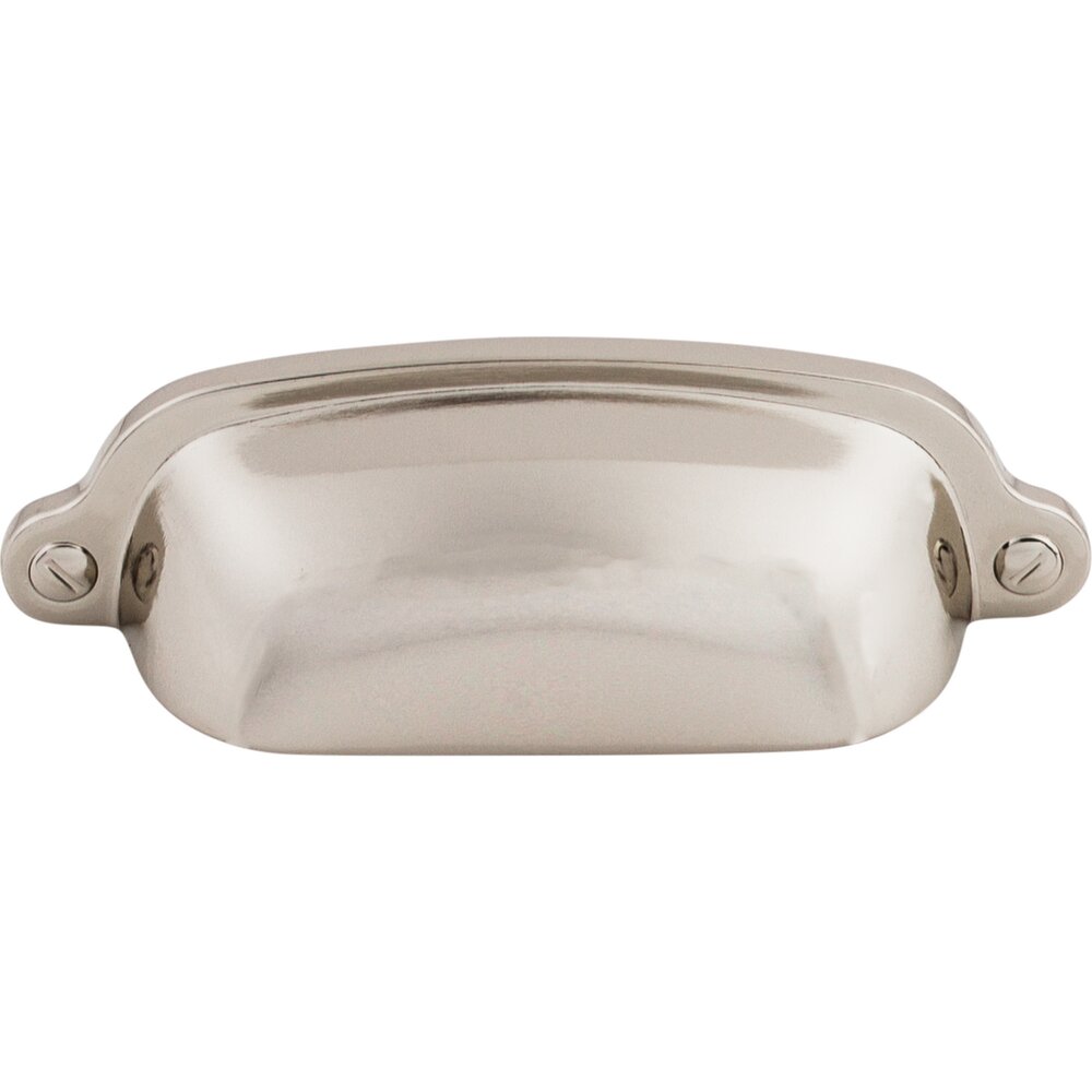 Top Knobs Charlotte 2 9/16" Centers Cup Pull in Polished Nickel
