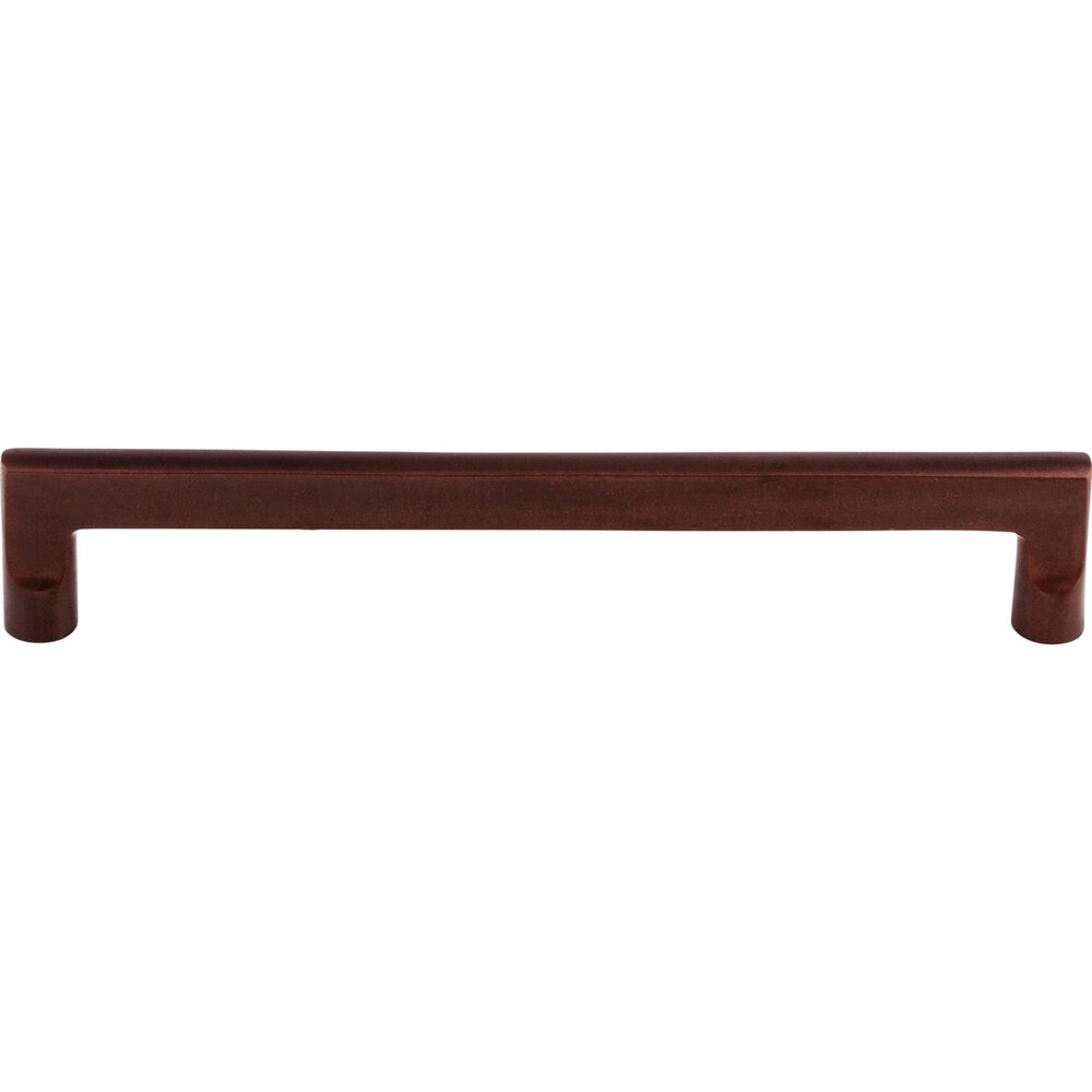 Top Knobs Aspen Flat Sided 9" Centers Bar Pull in Mahogany Bronze