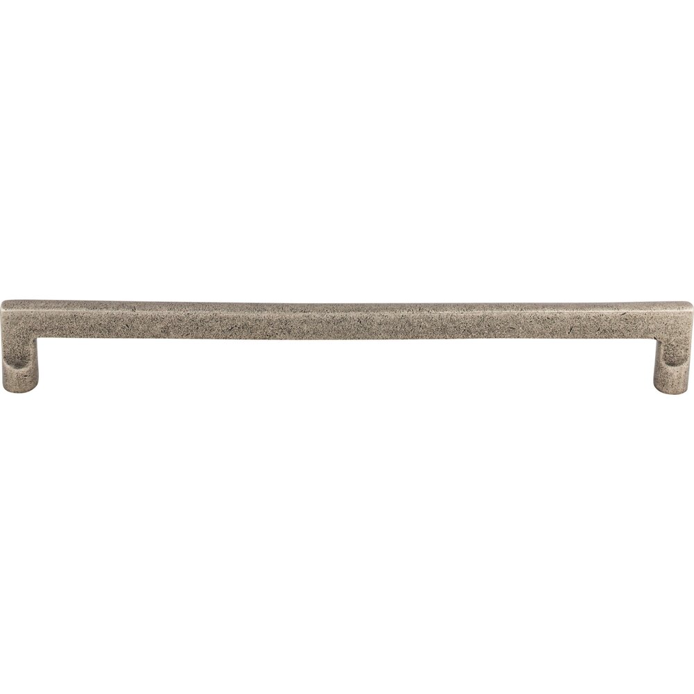 Top Knobs Aspen Flat Sided 12" Centers Bar Pull in Silicon Bronze Light