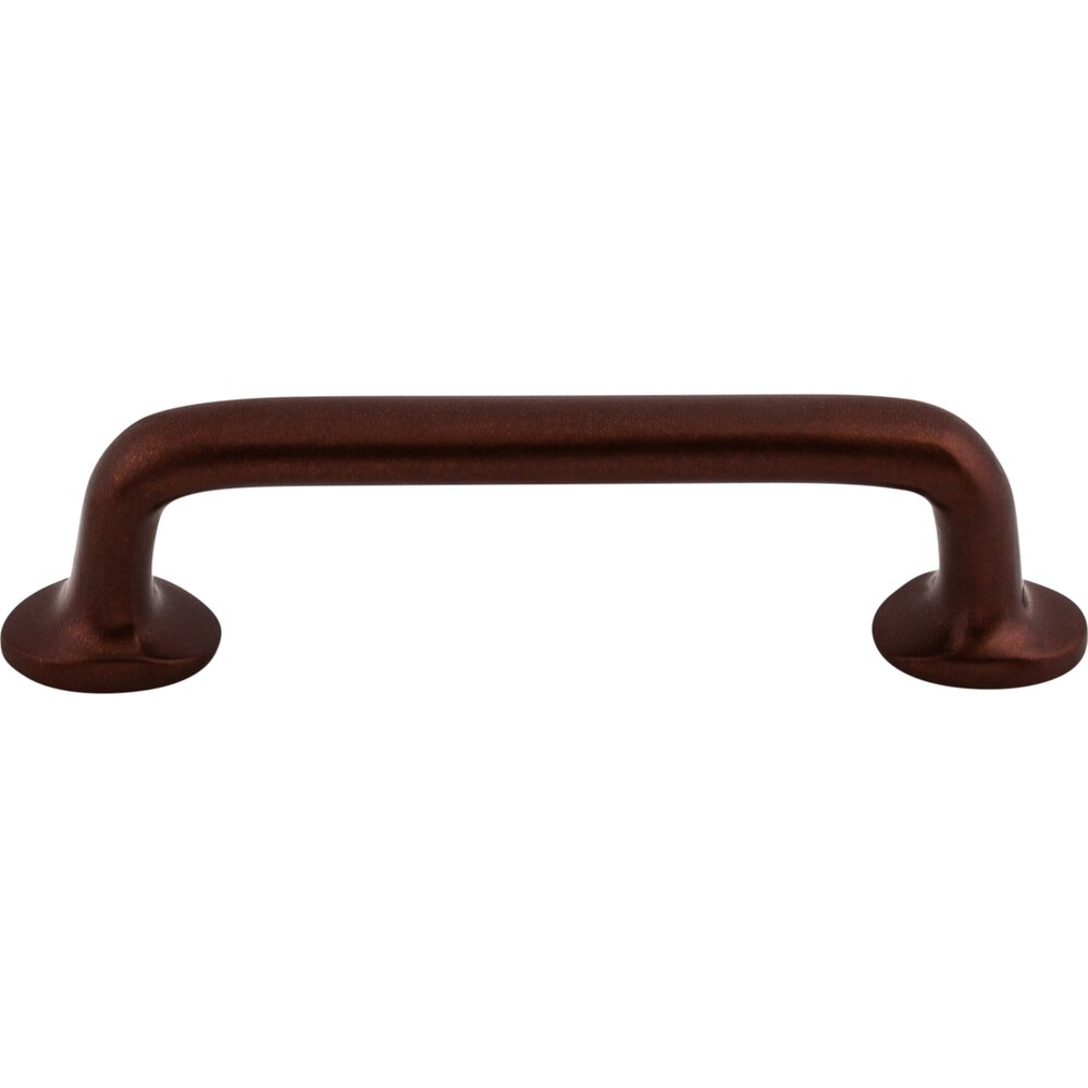 Top Knobs Aspen Rounded 4" Centers Bar Pull in Mahogany Bronze