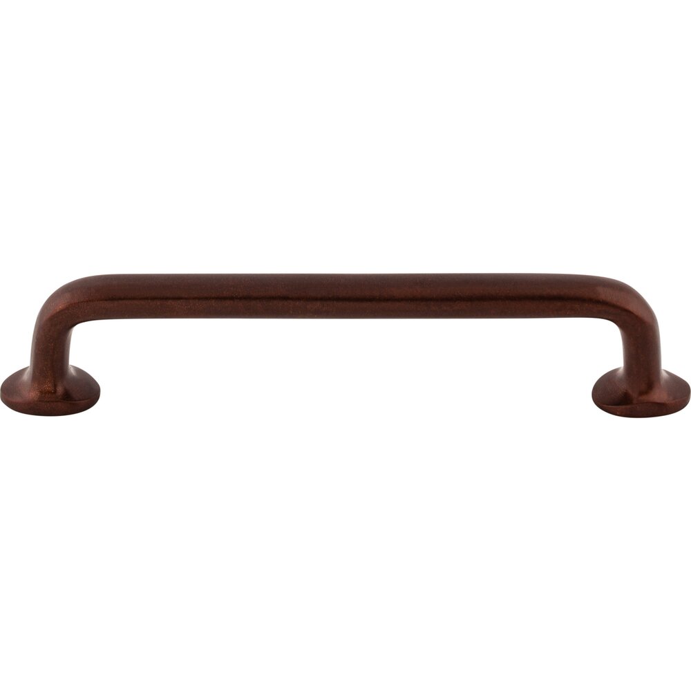 Top Knobs Aspen Rounded 6" Centers Bar Pull in Mahogany Bronze