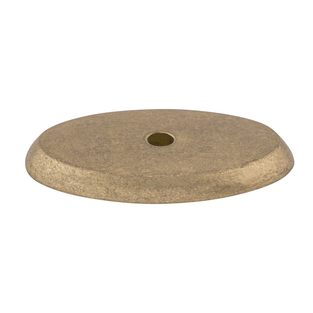 Top Knobs Aspen Oval 1 3/4" Knob Backplate in Light Bronze
