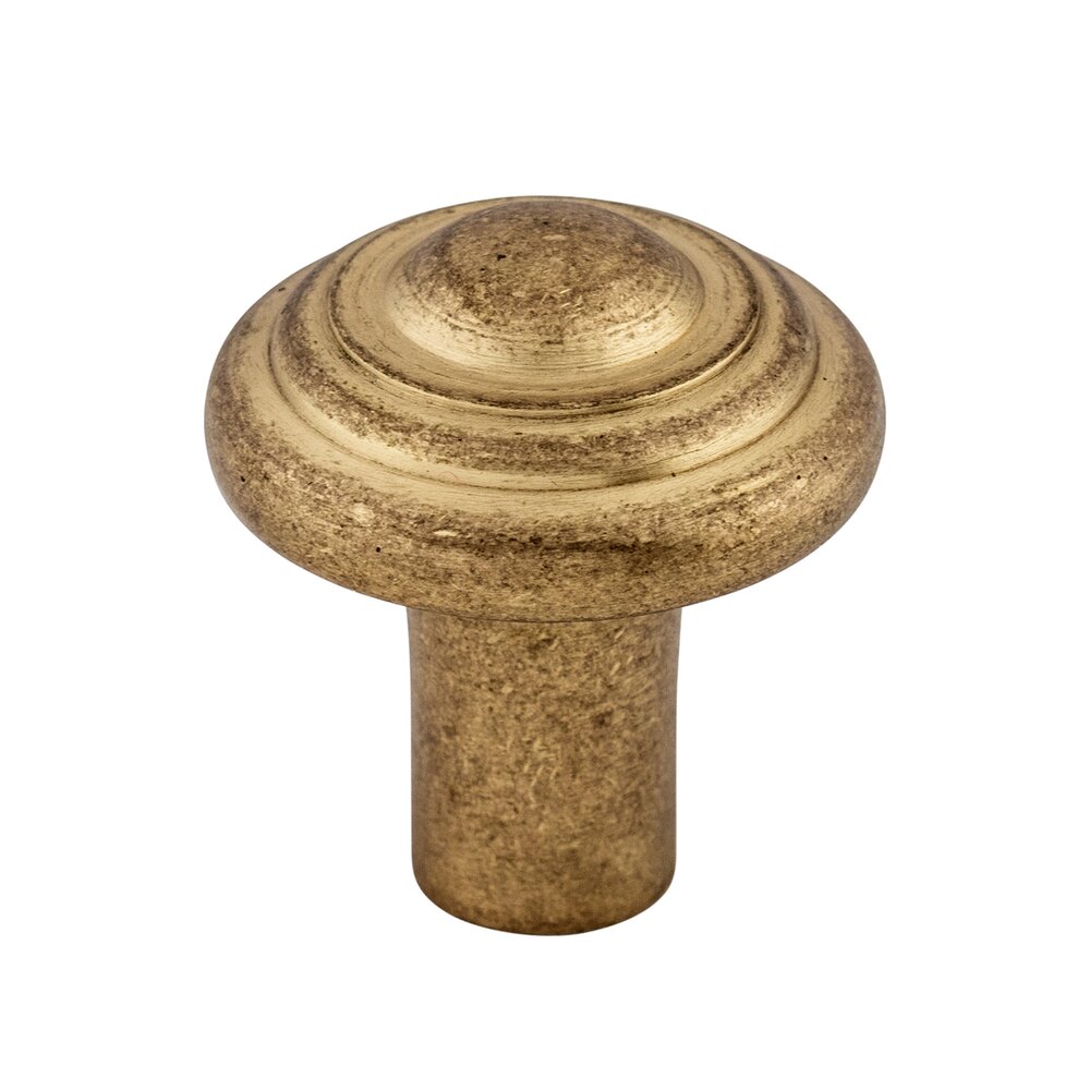 Top Knobs Aspen Button 1 1/4" Diameter Mushroom Knob in Light Bronze
