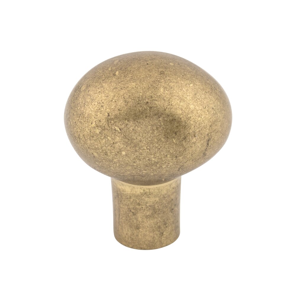 Top Knobs Aspen Small Egg 1 3/16" Long Oval Knob in Light Bronze