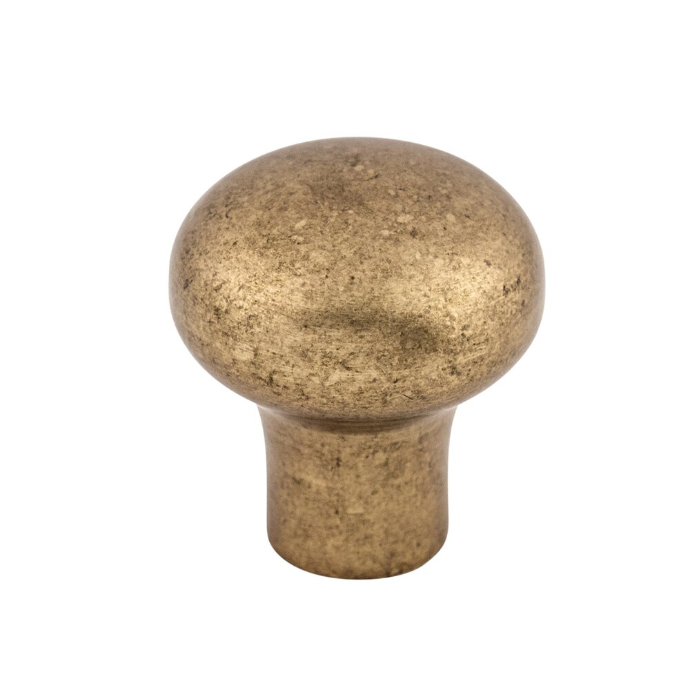 Top Knobs Aspen Round 7/8" Diameter Mushroom Knob in Light Bronze