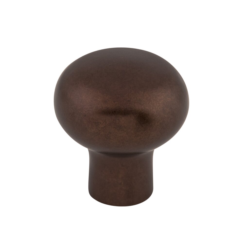Top Knobs Aspen Round 7/8" Diameter Mushroom Knob in Mahogany Bronze